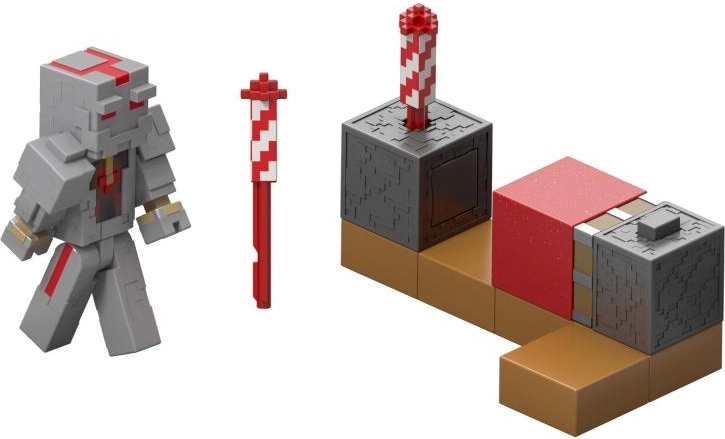 Minecraft akčná figúrka s odpaľovačom ohňostrojov 8 cm