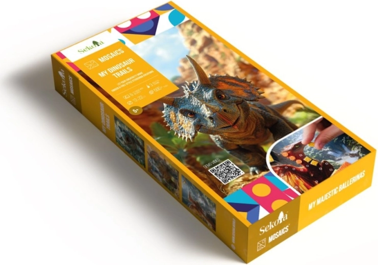Sekoia mozaiky dinosaury – kreatívna mozaiková sada