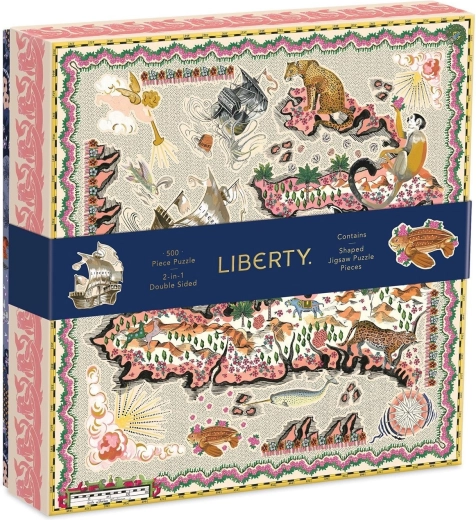 Galison obojstranné puzzle 2v1 Liberty Maxine London 500 dielikov
