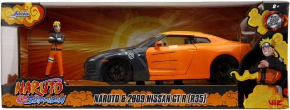 Model Nissan GT-R Naruto s figurkou 1:24