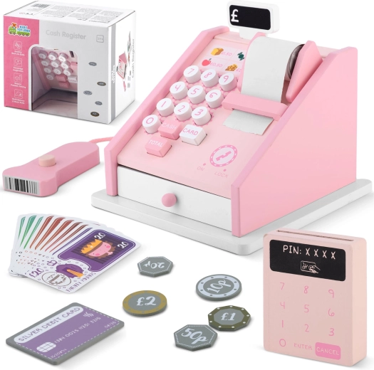 Drevená pokladňa pre deti RICOKIDS