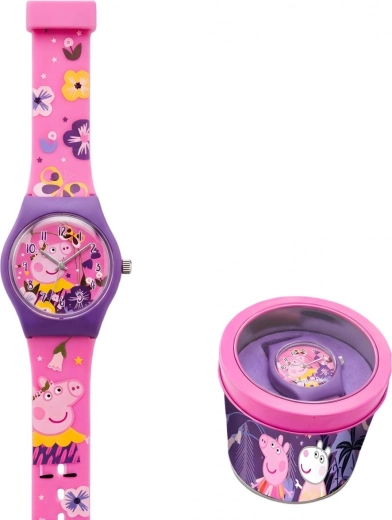 Analógové hodinky Peppa Pig