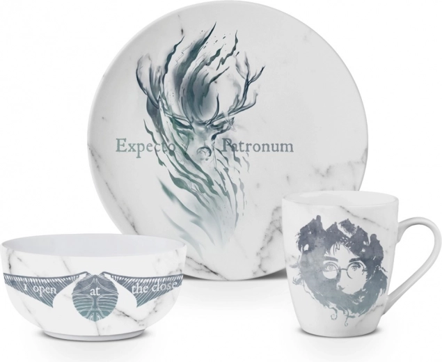 Darčekový set Harry Potter – miska, tanier a hrnček