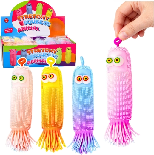 Svietiaci senzorický mačkací stvorček s bodlinkami LED