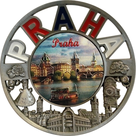 Magnet Praha – suvenír s súmračnou fotografiou
