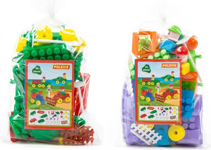 stavebnica malý cestovateľ 54 dielov