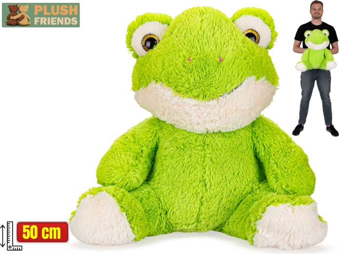 Plush Friends plyšová žaba sediaca 50 cm