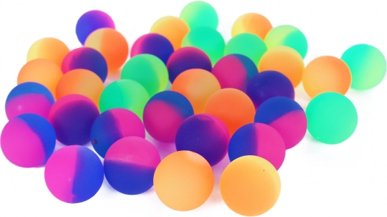 Skákacie guličky farebné 38 mm