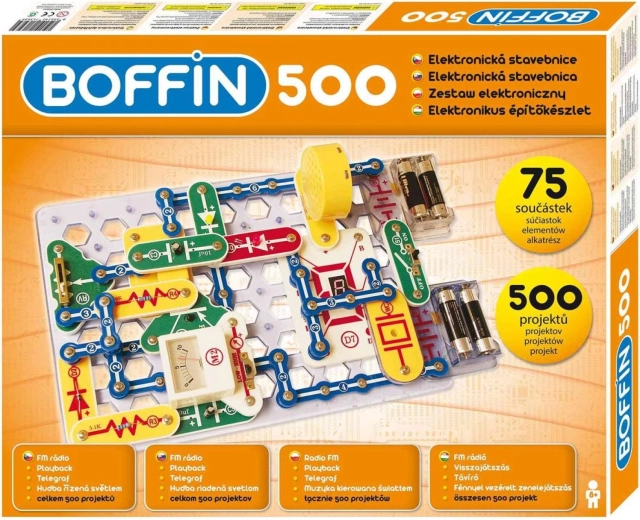 Elektronická stavebnica Boffin I 500