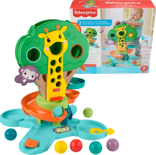 Fisher-Price aktívny stromček s guľôčkami od sedenia po státie
