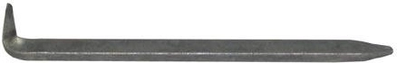 Murutová skoba do steny 160 mm, 8 × 8, sada 5 ks