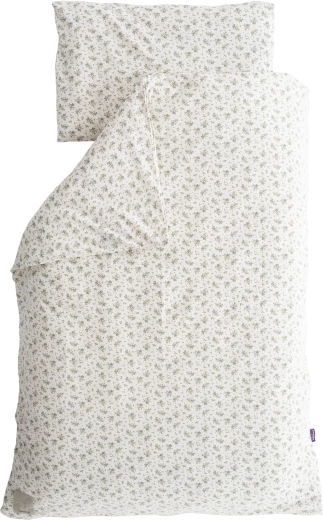 Träumeland jersey obliečky olive 100 × 135 cm + 40 × 60 cm