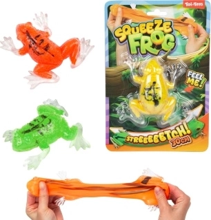 Natahovacia gumová žaba 10 cm