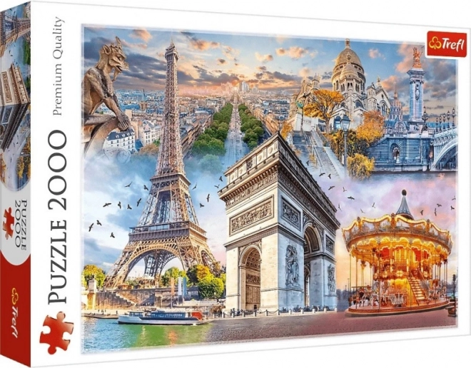 Puzzle 2000 dielikov - Víkend v Paríži