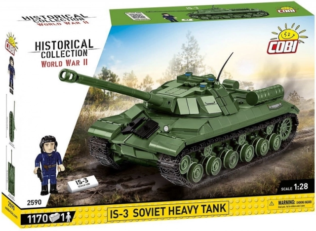 Stavebnica tanku IS-3 – sovietsky ťažký tank 1:28