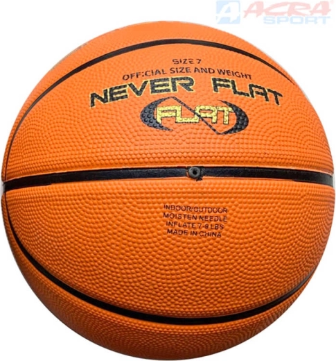 ACRA gumová basketbalová lopta street 24 cm veľkosť 7 - 1 kus