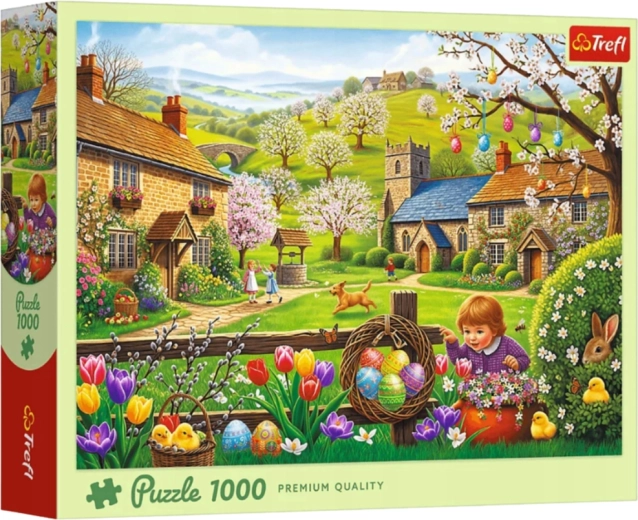 Puzzle 1000 dielikov Veľkonočné hľadanie vajíčok Trefl