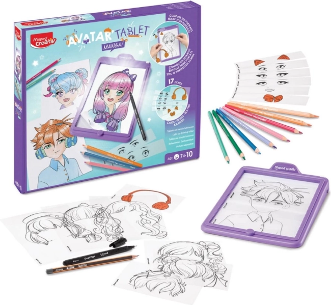 Kreatívny tablet na kreslenie Maped Manga Avatar