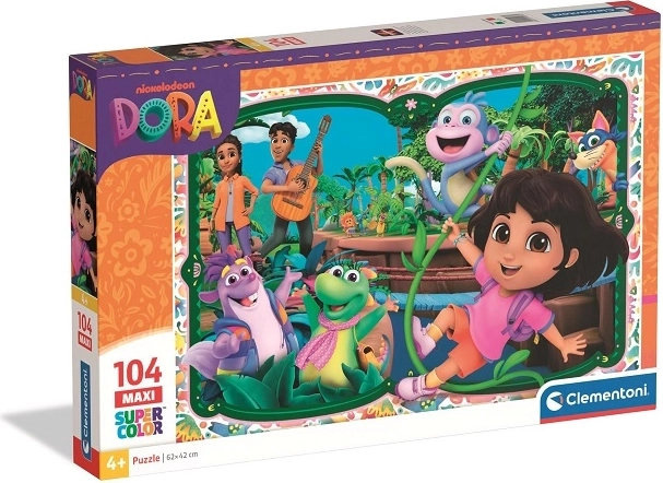 Clementoni maxi puzzle Dora SuperColor 104 dielikov