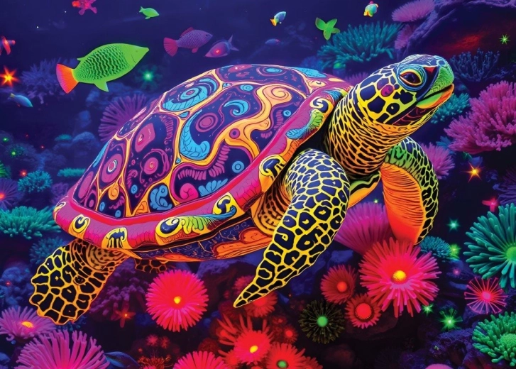 Alipson puzzle dúhová korytnačka 500 dielikov