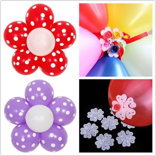 Plastové držiaky na balóniky TORO 6,5 cm, 10 ks