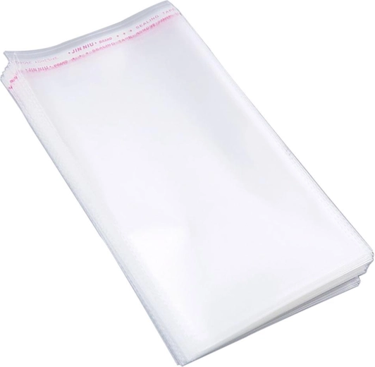 Samolepiace celofánové vrecká OPP 12 × 20 cm, 100 ks