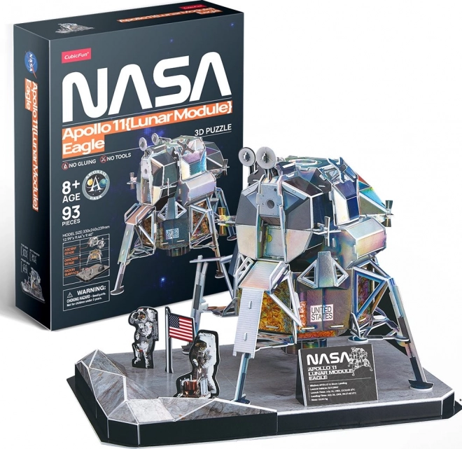 Model NASA Apollo 11 Lunárny Modul Eagle - 93 dielikov