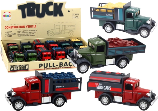 Kovové dodávkové autíčko s otváracími dverami, svetlami a zvukmi