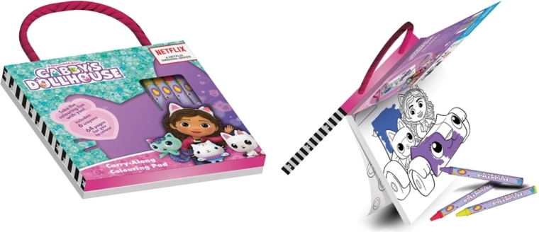 Gabby omaľovánky s pastelkami – Gábikin kúzelný domček