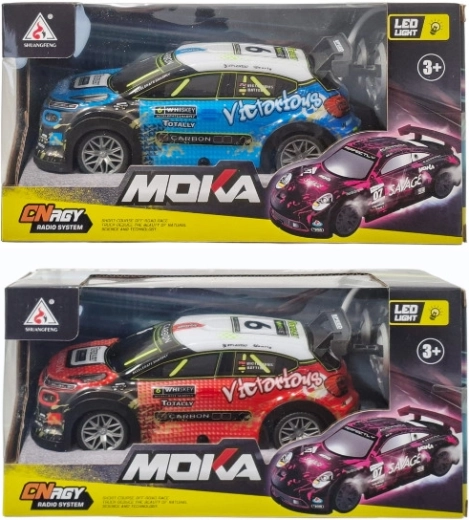 RC auto s podsvietenou karosériou
