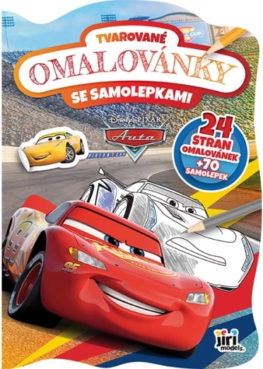Tvarované omaľovánky autá