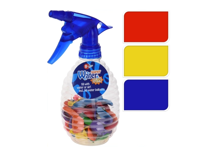 Zábavný set Super Water Fun – vodné balóniky s pumpičkou 500 ml
