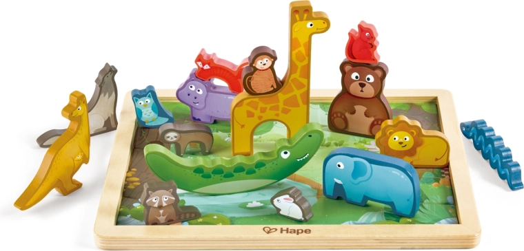 Puzzle Hape zvieracie kráľovstvo