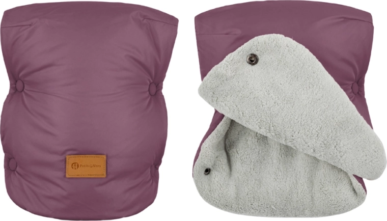 Rukávniky na kočík PETITE&MARS Jasie Mysterious Plum