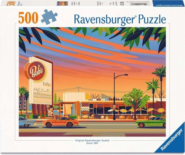Ravensburger puzzle americká reštaurácia 500 dielikov