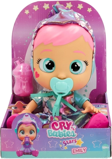 Cry Babies Star Babies interaktívna bábika Emily, séria 2