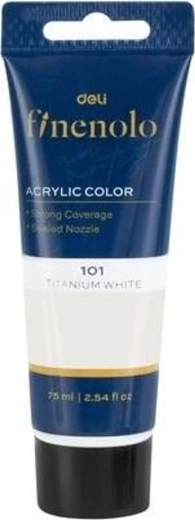 Akrylová farba biela 75 ml