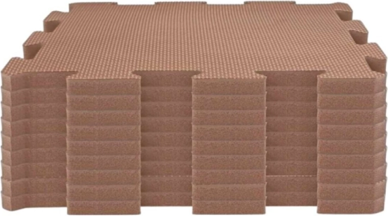NIDO NIDO penová hracia podložka puzzle caramel (9 dielov)