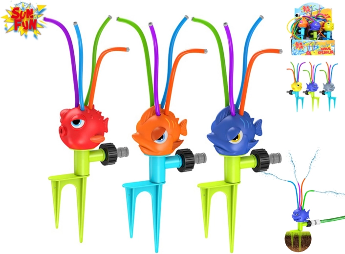Záhradný detský zavlažovač v tvare morských zvieratiek Sun Fun