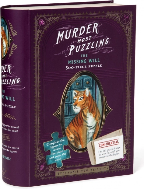 Puzzle s detektívnym prípadom Chýbajúci závet 500 dielikov