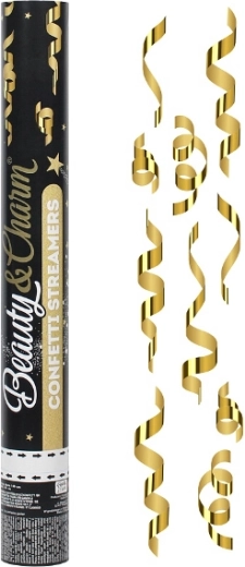 Konfetové delo so zlatými serpentínami Beauty Charm