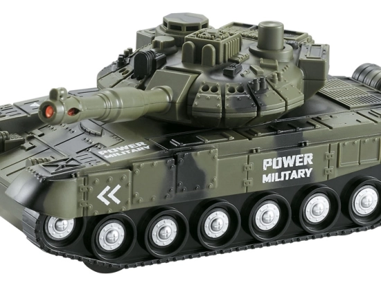 Tank na zotrvačník 1:20 so svetelnými a zvukovými efektmi