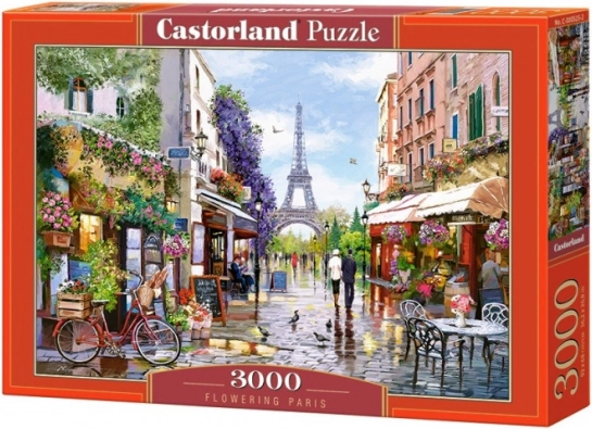 Puzzle 3000 dielikov - Kvitnúca Paríž