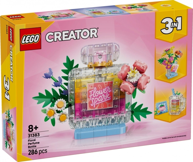LEGO Creator 3 v 1 kvetinový flakón parfému
