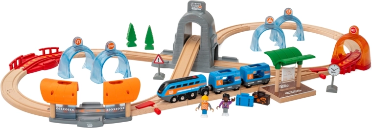 Brio Smart Tech Sound deluxe vláčiková dráha s tunelmi