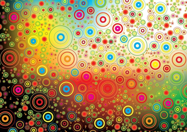 Puzzle abstraktné kvety 1000 dielikov