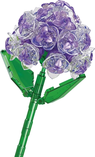 Kreatívna stavebnica kvety – kompatibilná dekoratívna kytica z kociek