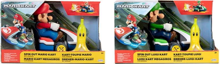 Nintendo Super Mario Spin Out Mario Kart figúrka 6 cm (asort) - 1 kus