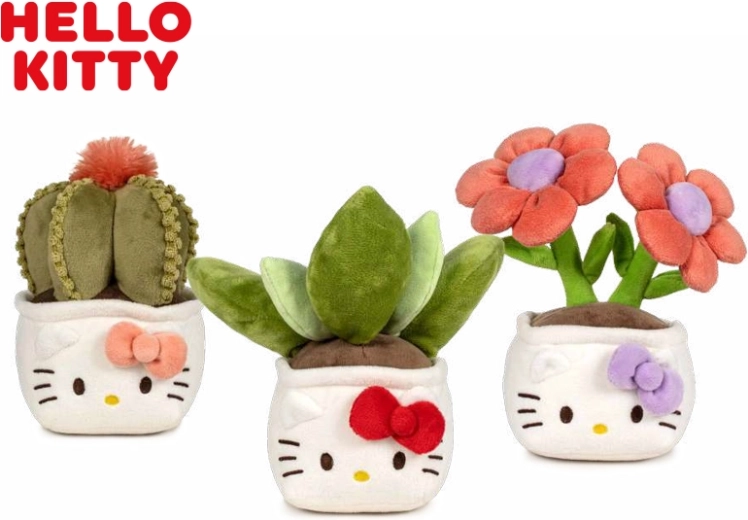 Plyšová hračka HELLO KITTY Botanical Love 21 cm