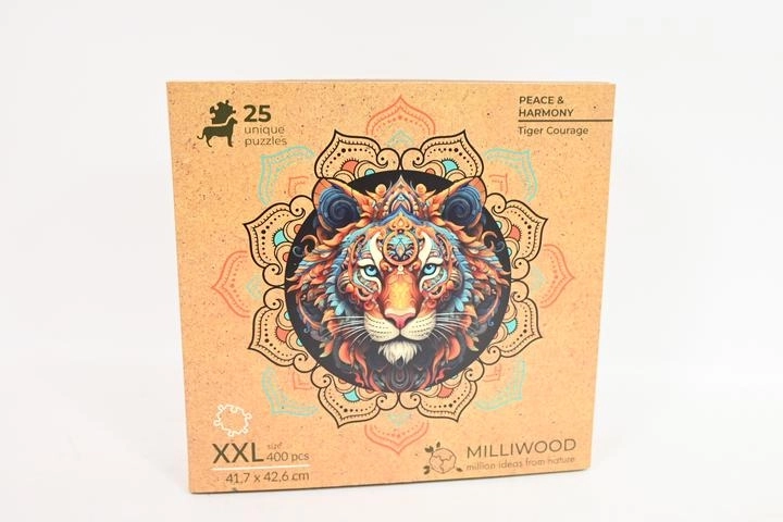 Milliwood Peace and Harmony – drevené puzzle tiger 400 dielikov